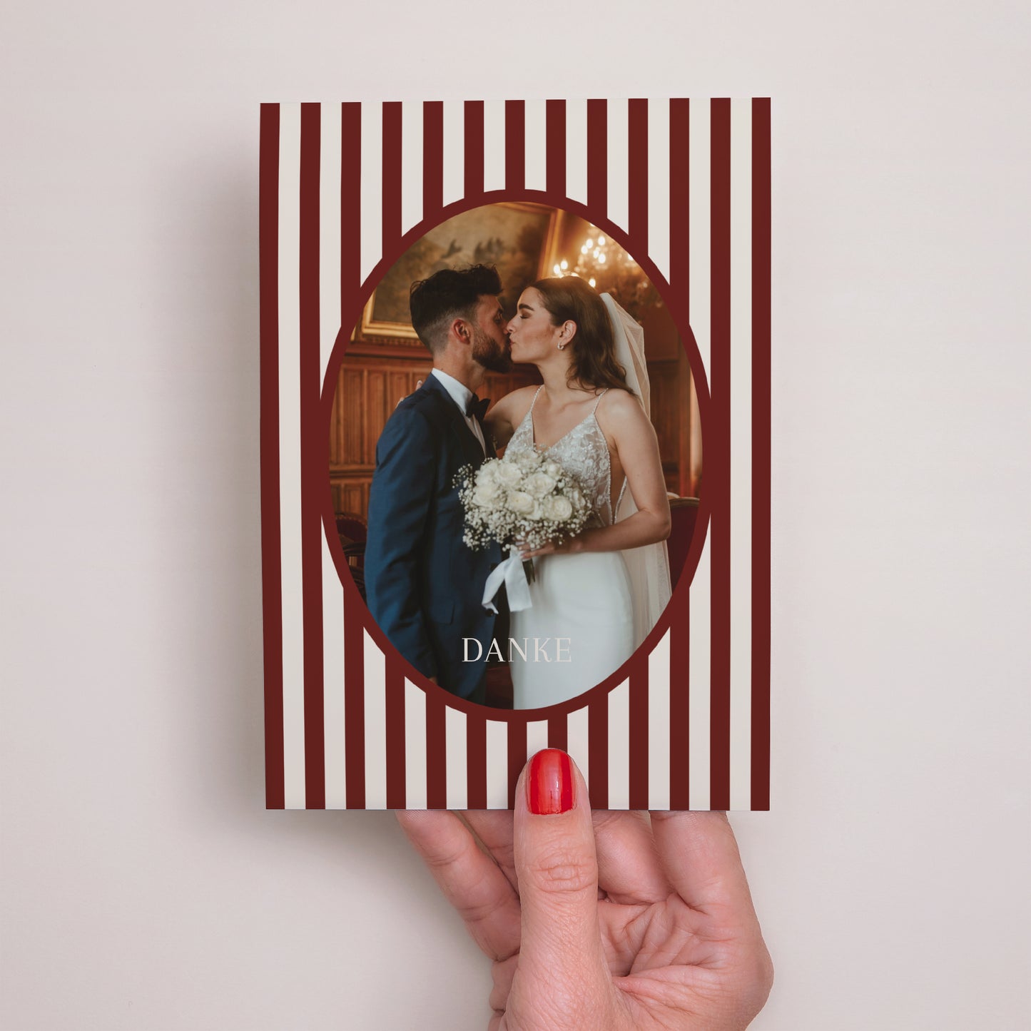 Dankeskarte Hochzeit Altes Geld foto N° 2