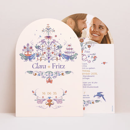 Hochzeitseinladung Arche Liebesdekorum foto N° 1