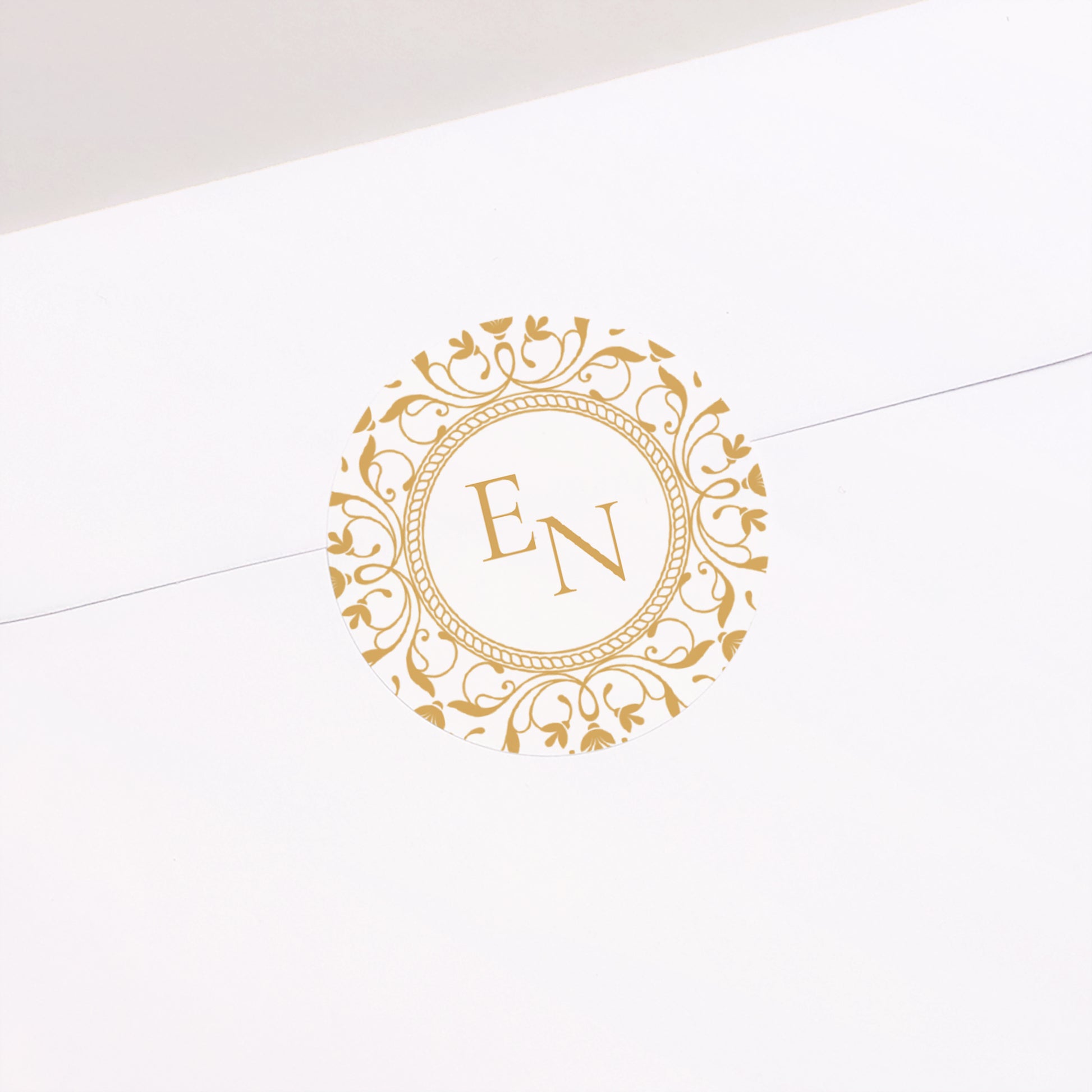 Sticker Hochzeit Rund Barockromanze foto N° 1