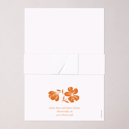 Hochzeitseinladung Banner, 2 Karten Die Blumenwerkstatt foto N° 5