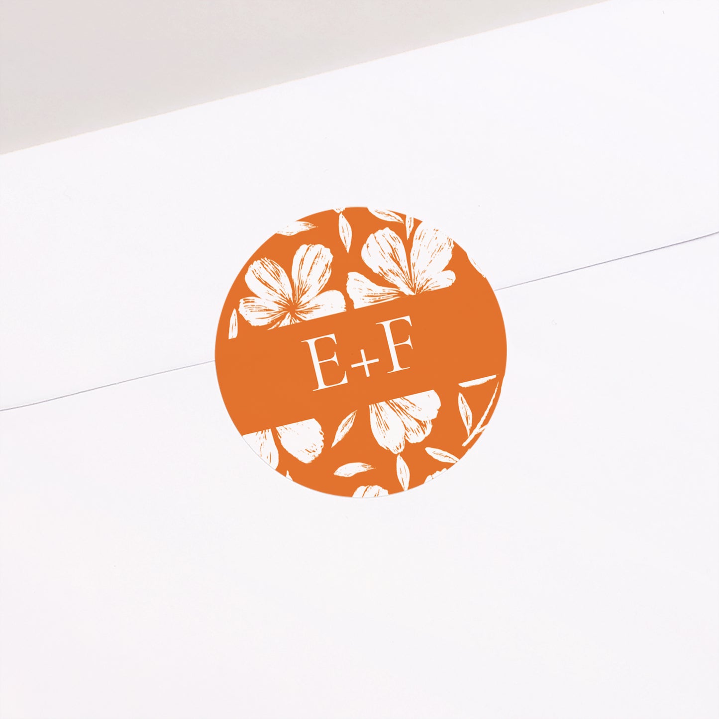 Sticker Hochzeit Rund Die Blumenwerkstatt foto N° 1