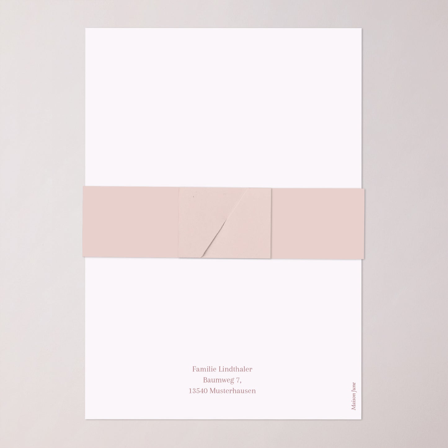 Taufeinladung Banner, 2 Karten Krone der süßen Rose foto N° 5