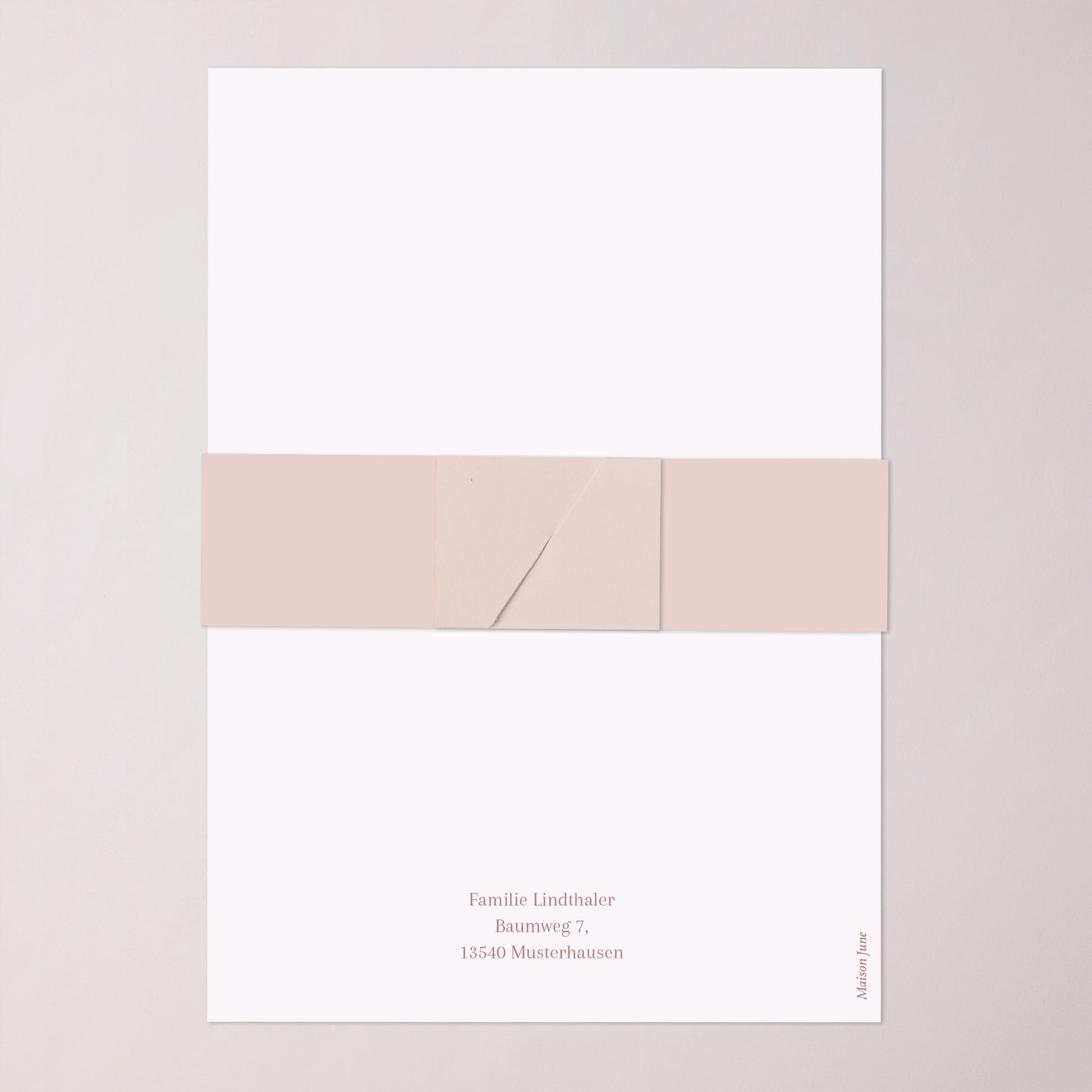 Taufeinladung Banner, 2 Karten Krone der süßen Rose foto N° 5