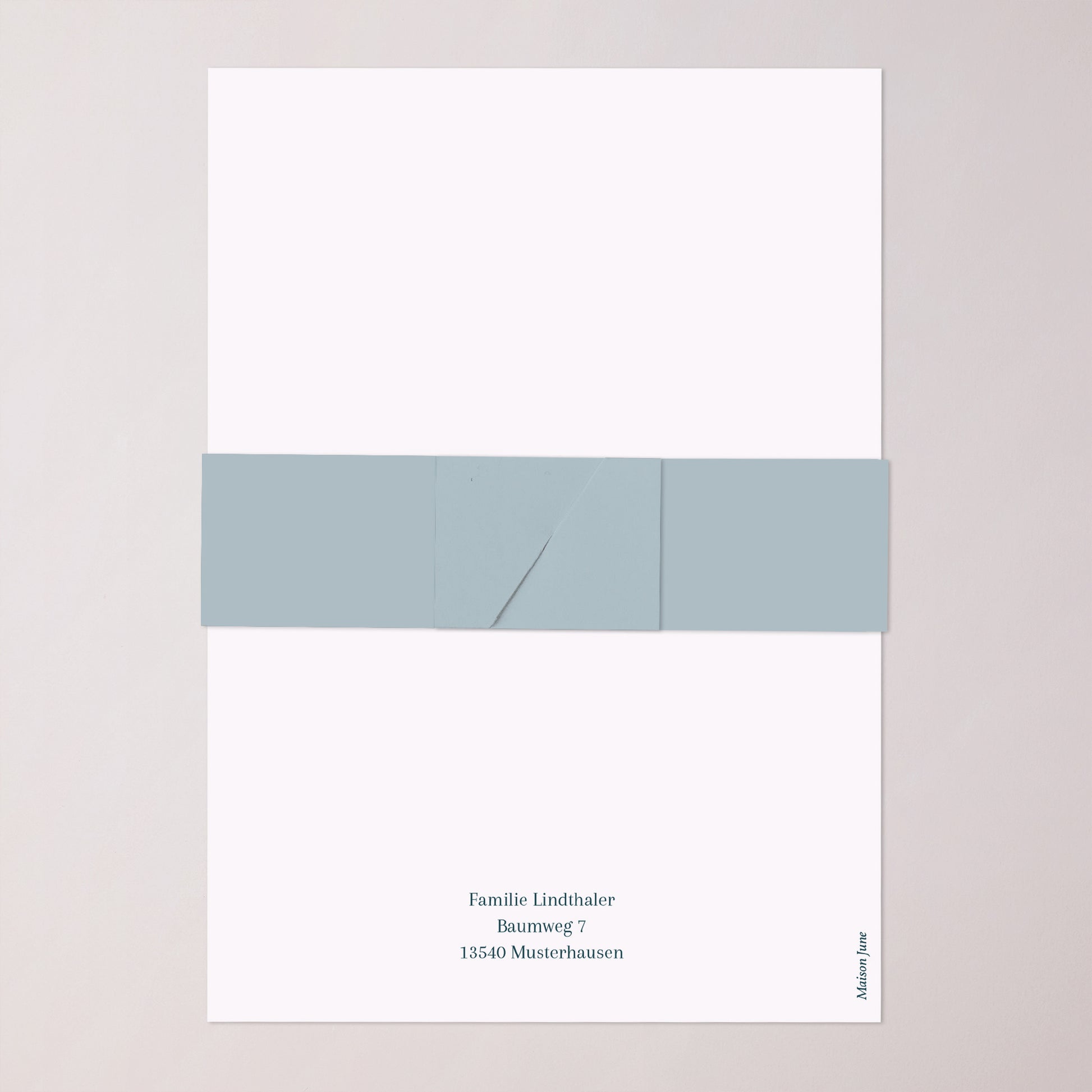 Taufeinladung Banner, 2 Karten Blaue Zartheitkrone foto N° 5