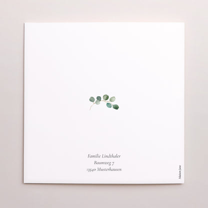 Taufeinladung Doppelflügelfenster Die Heilige Krone foto N° 3