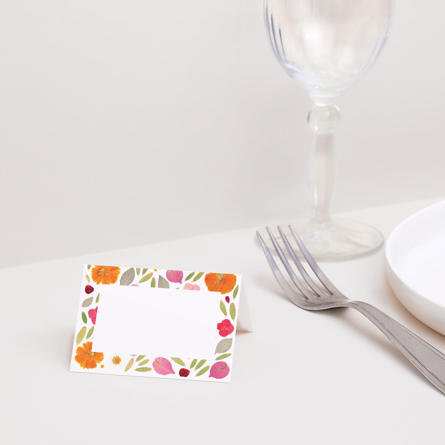 Tischkarten Taufe Quer Ein gesegneter Garten foto N° 2