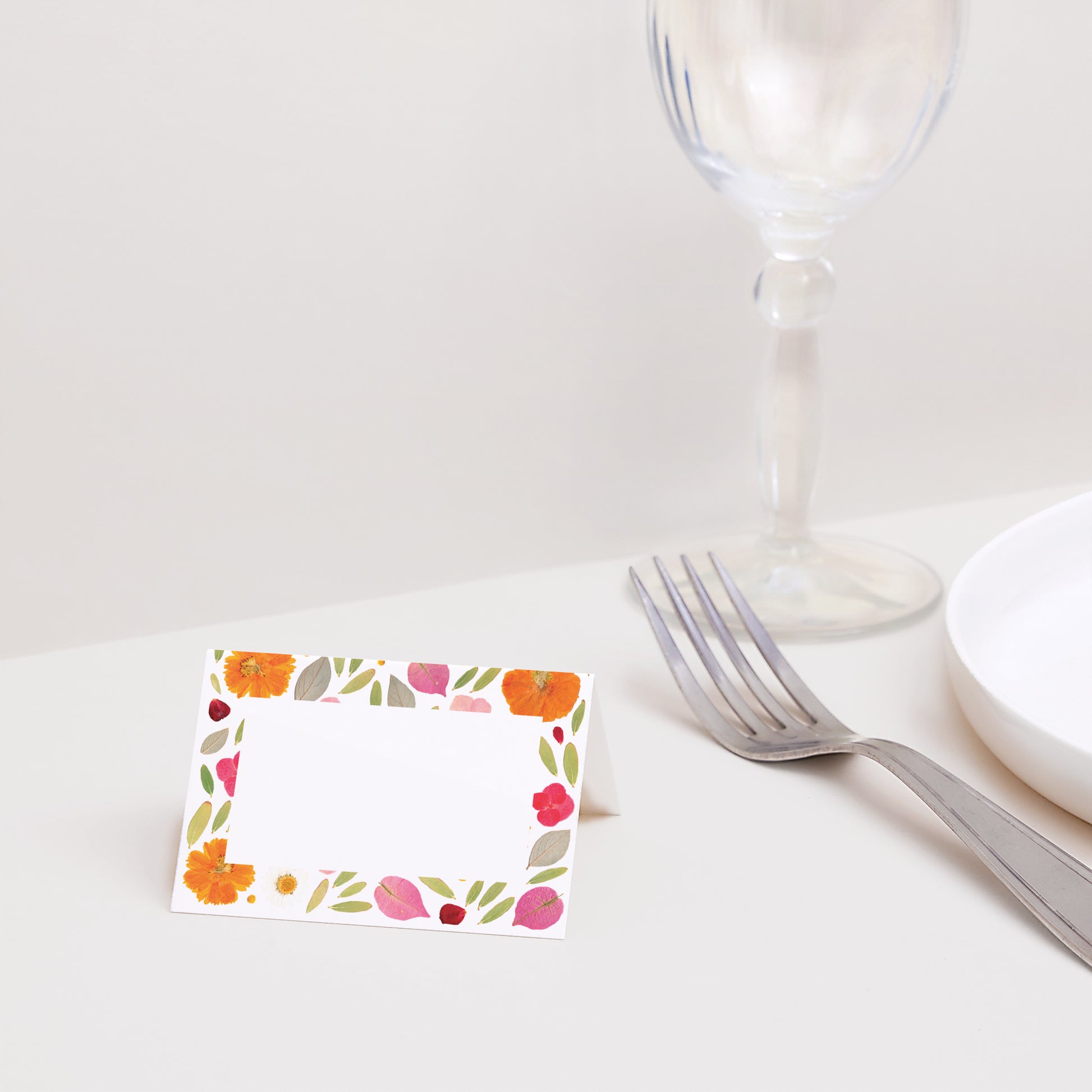 Tischkarten Taufe Quer Ein gesegneter Garten foto N° 2