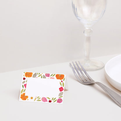 Tischkarten Taufe Quer Ein gesegneter Garten foto N° 2