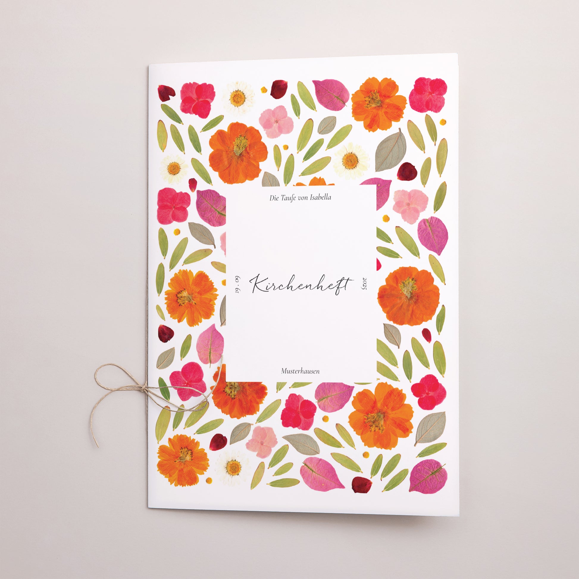 Kirchenheft Taufe Doppelflügel Ein gesegneter Garten foto N° 1