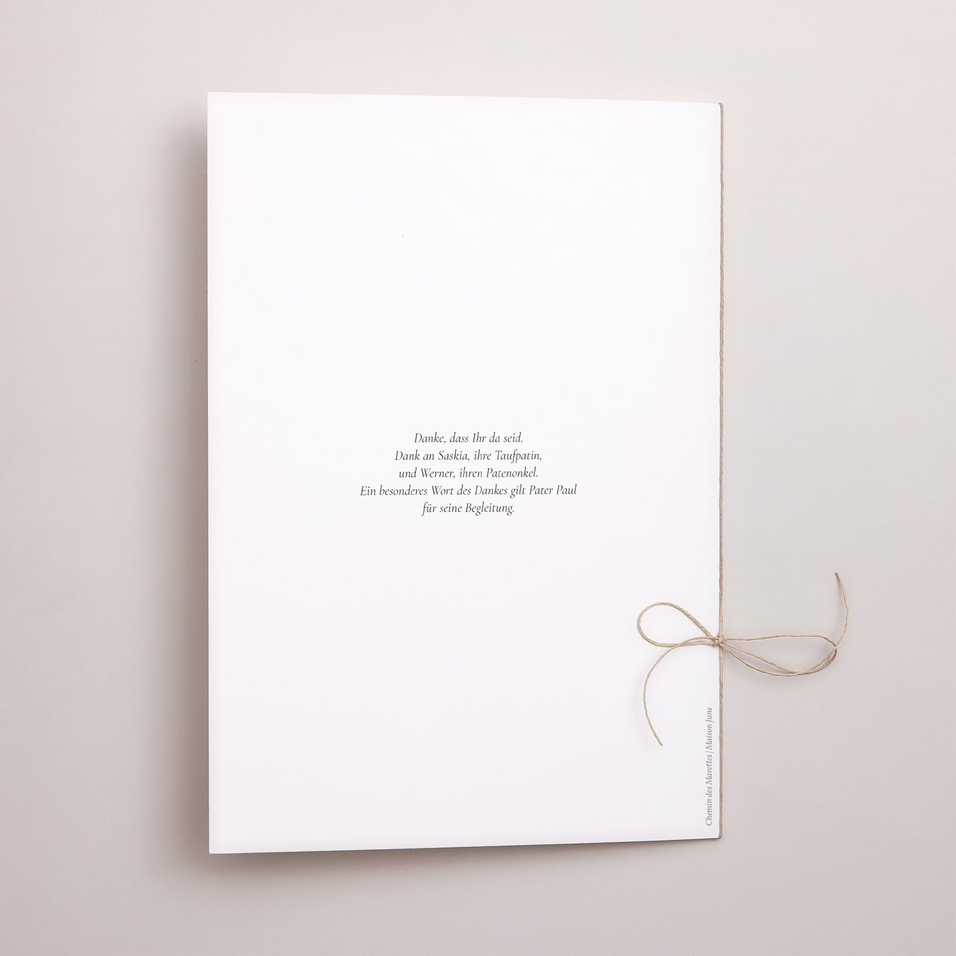 Kirchenheft Taufe Doppelflügel Ein gesegneter Garten foto N° 3