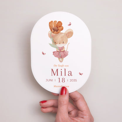 Taufeinladung oval Kleine Gnade foto N° 2