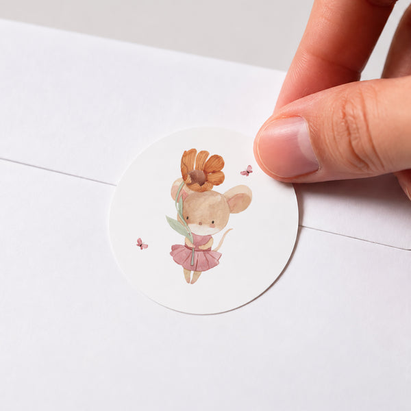 Sticker Taufe Rund Kleine Gnade foto