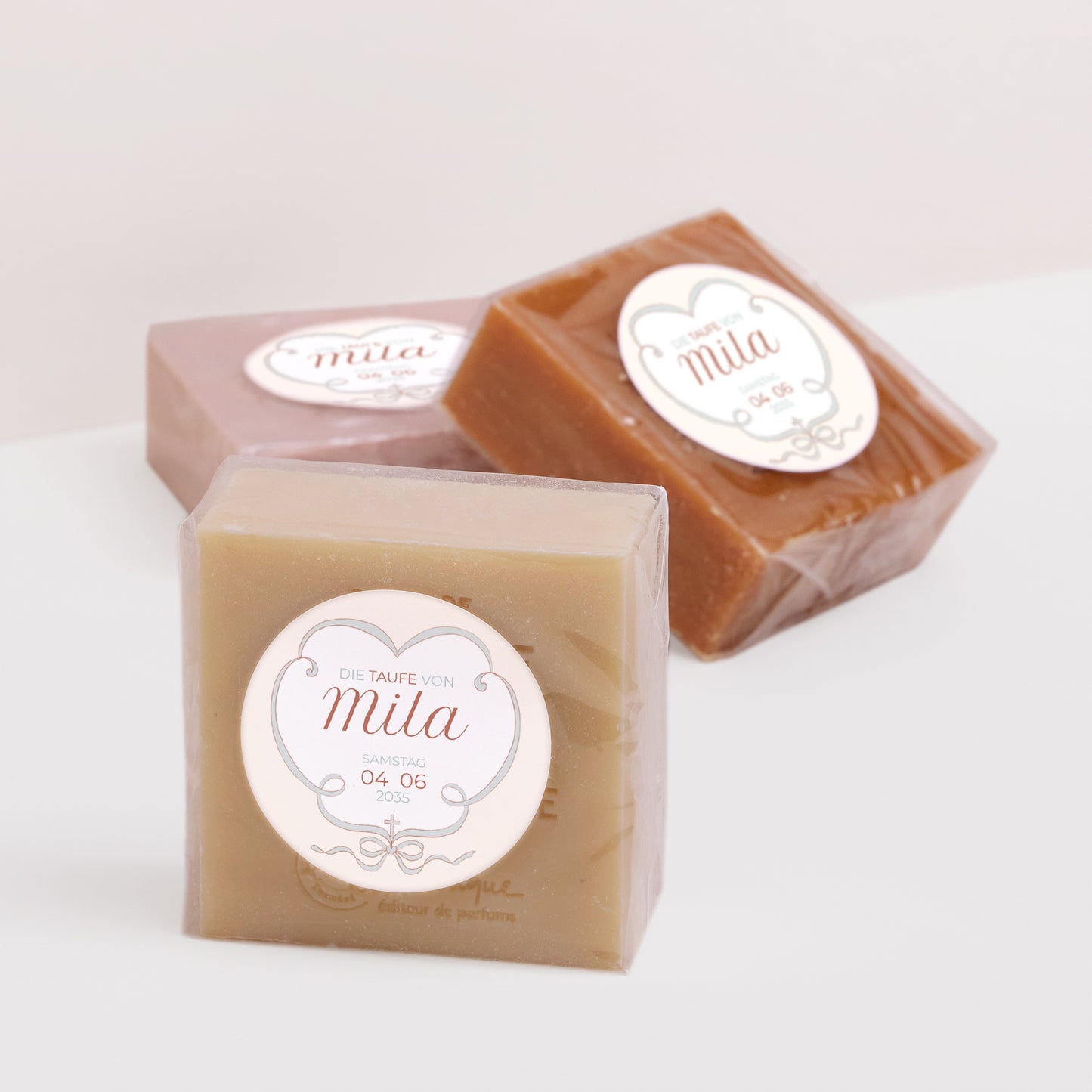 Sticker Taufe Rund Licht der Liebe foto N° 2