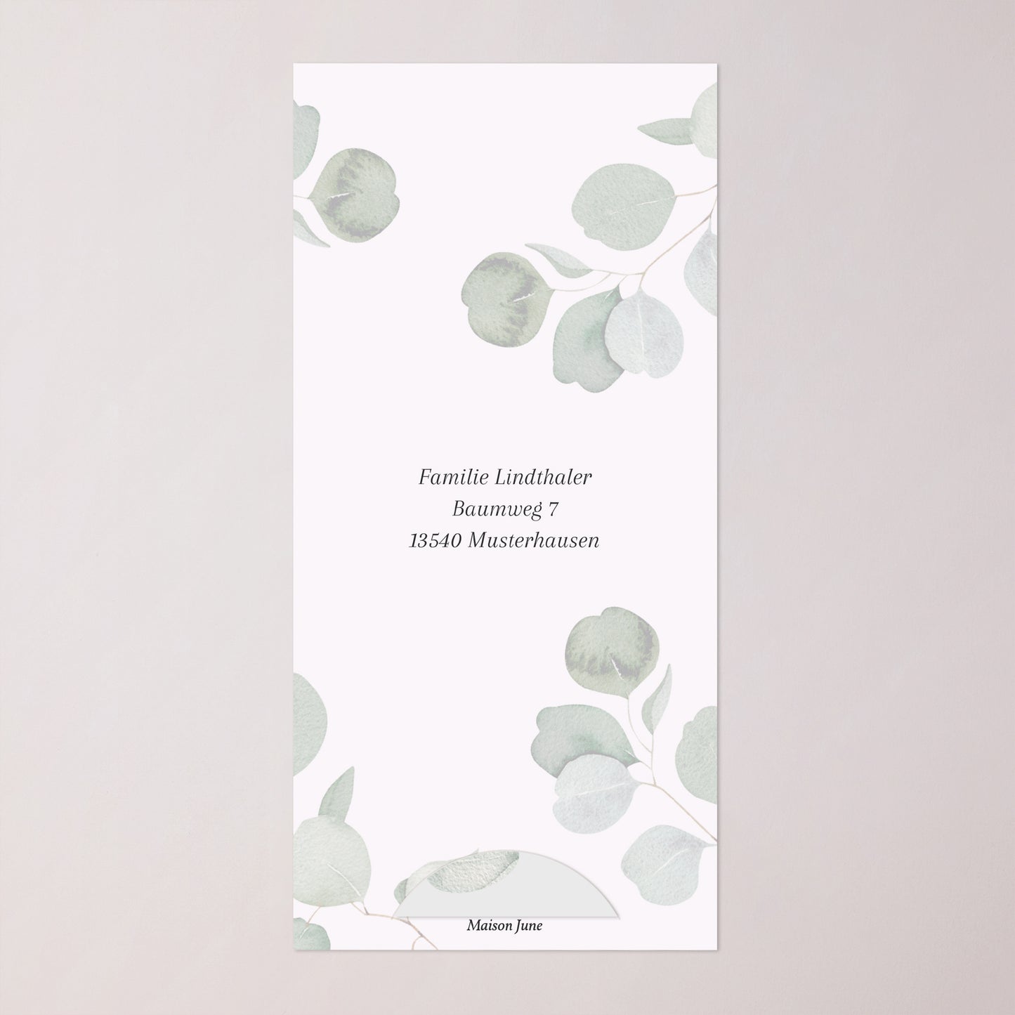 Taufeinladung Tasche, 2 Karten, runden Etikett Lichtblätter foto N° 4