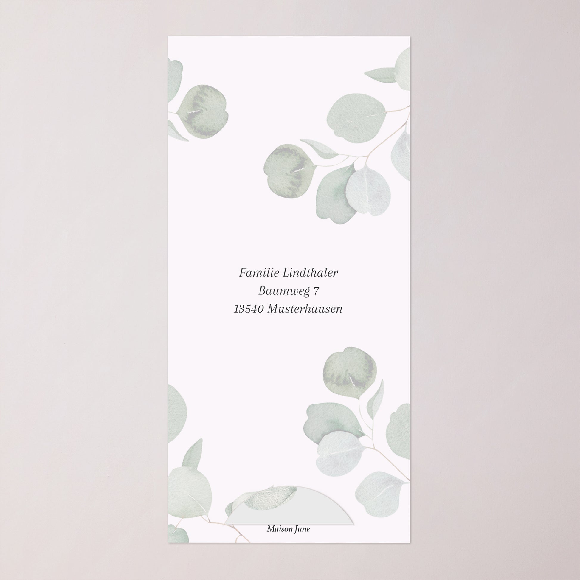 Taufeinladung Tasche, 2 Karten, runden Etikett Lichtblätter foto N° 4