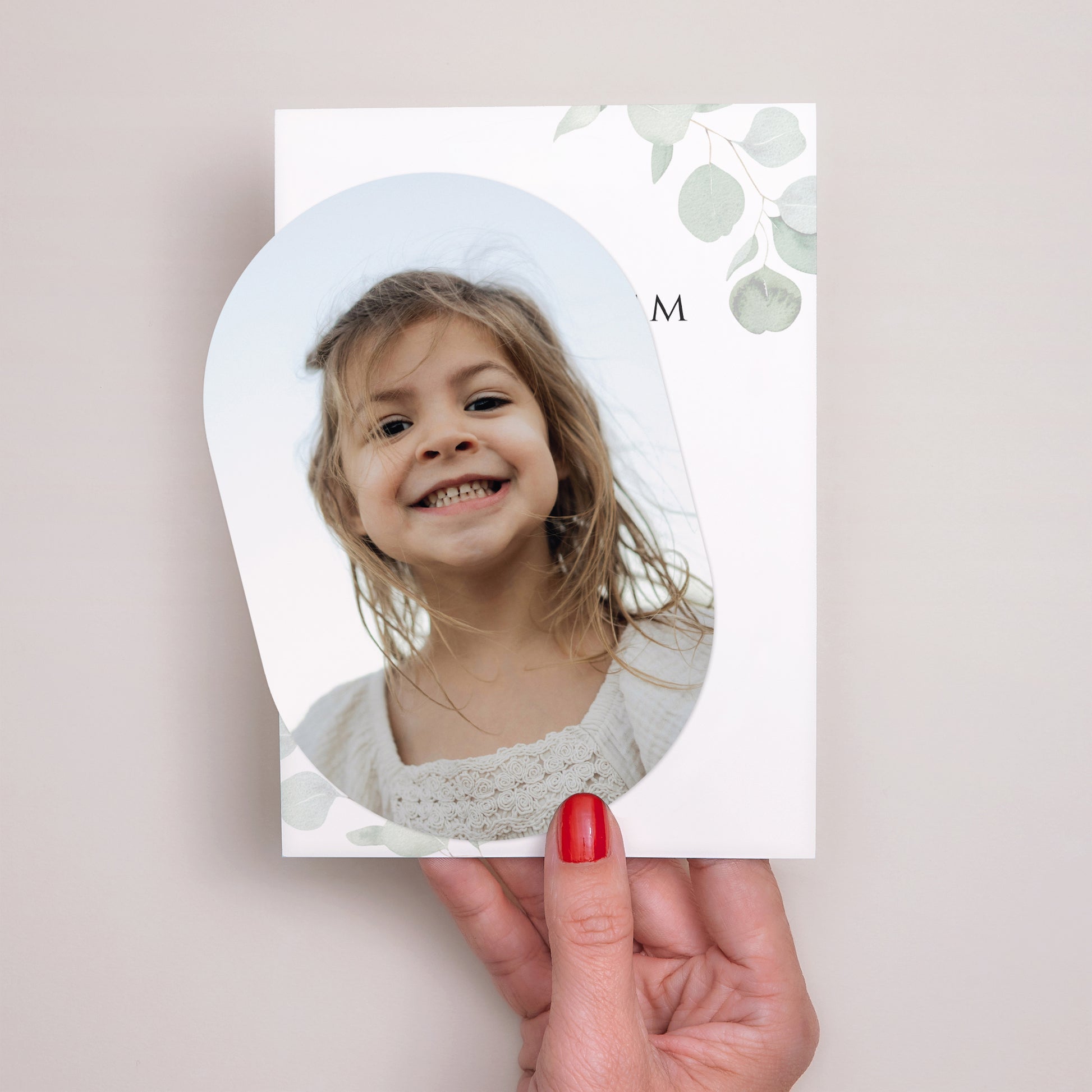 Taufeinladung Banner, 2 Karten Lichtblätter foto N° 2