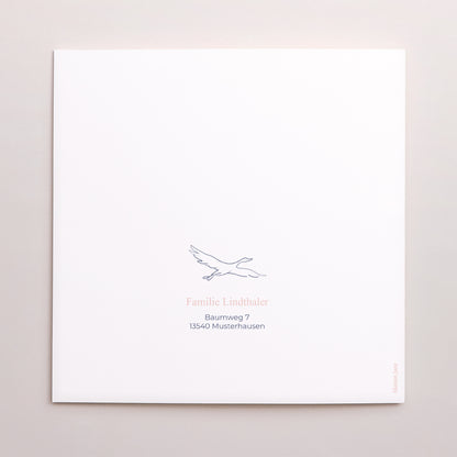 Taufeinladung Doppelflügelfenster ein sanfter Aufstieg foto N° 3