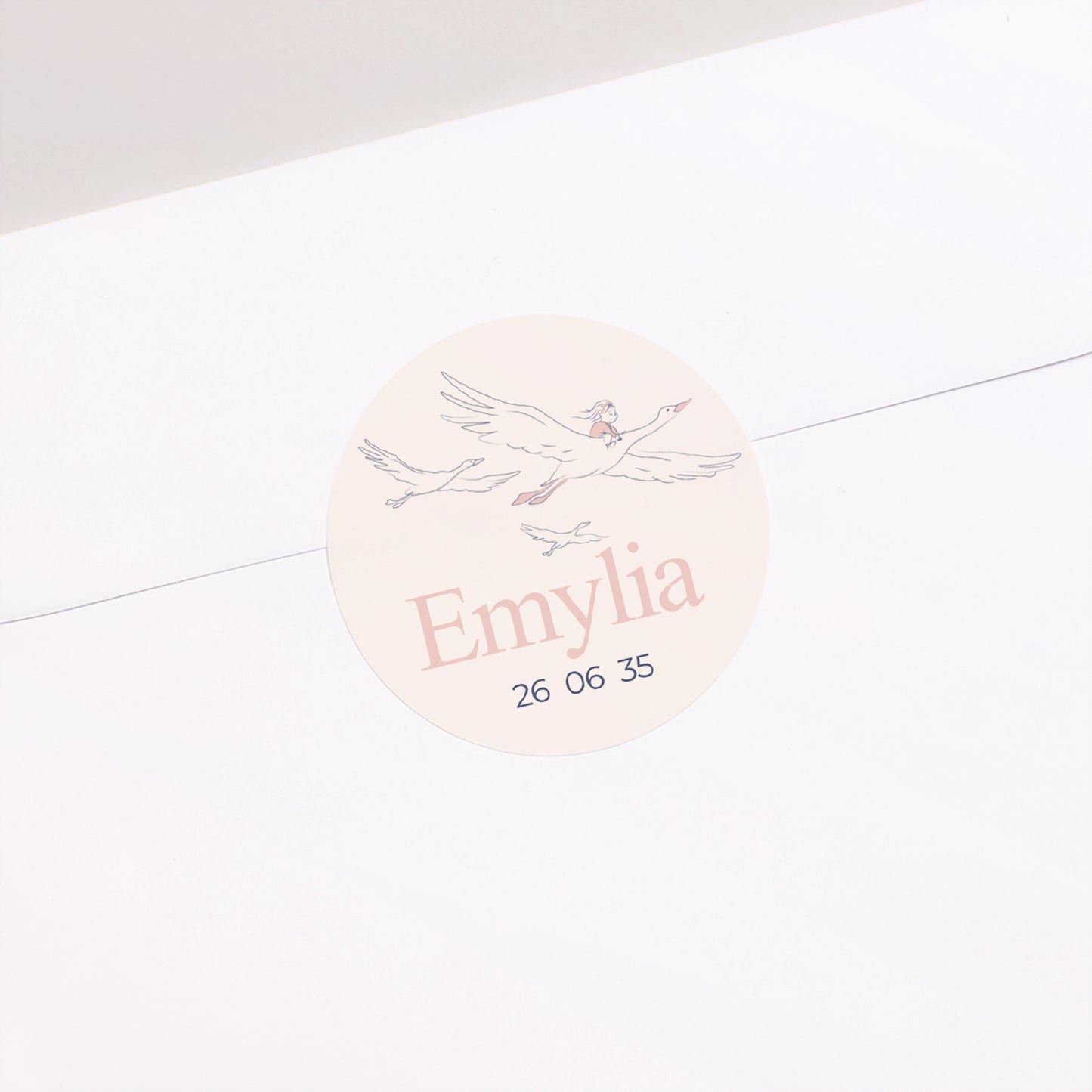 Sticker Taufe Rund ein sanfter Aufstieg foto N° 1