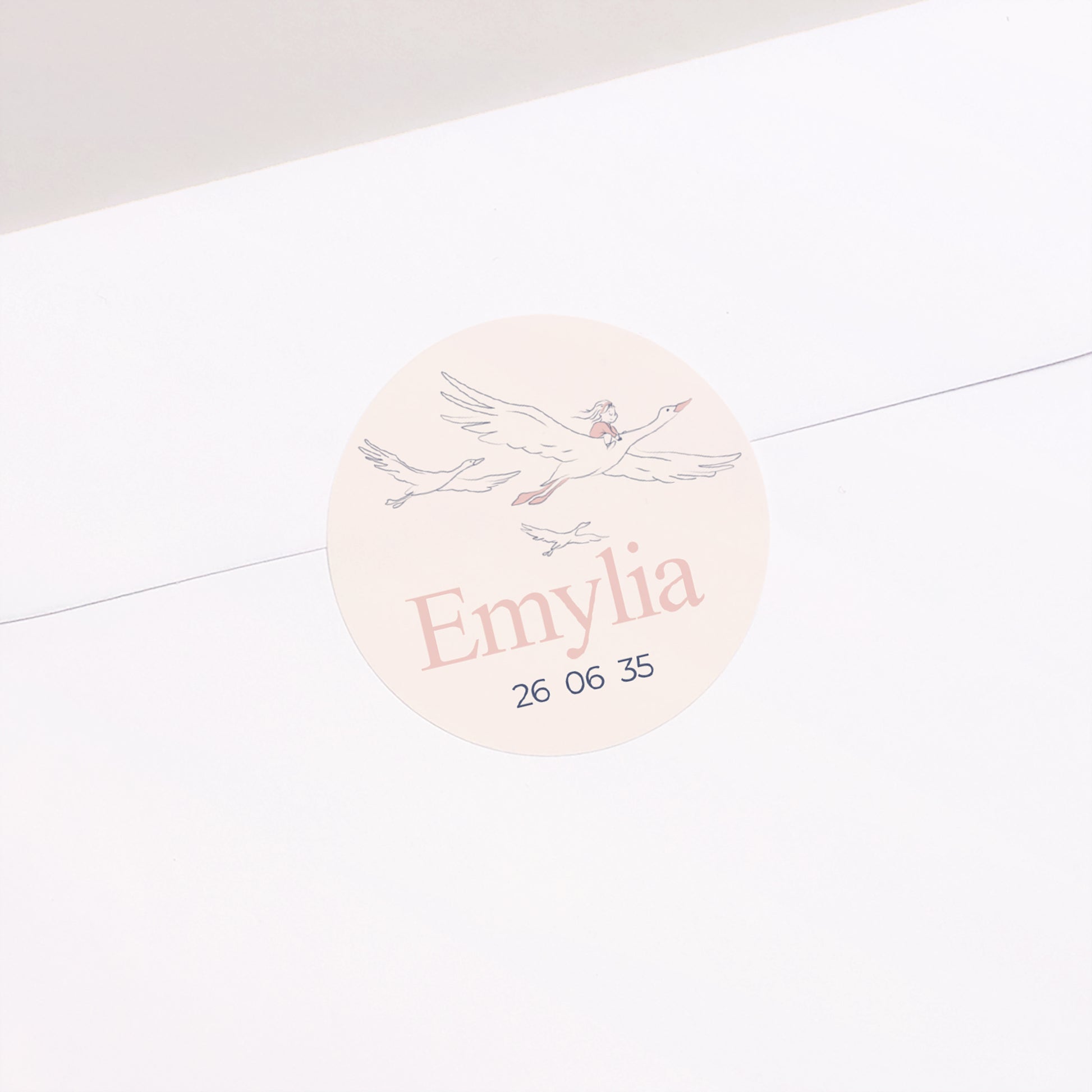 Sticker Taufe Rund ein sanfter Aufstieg foto N° 1