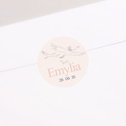 Sticker Taufe Rund ein sanfter Aufstieg foto N° 1