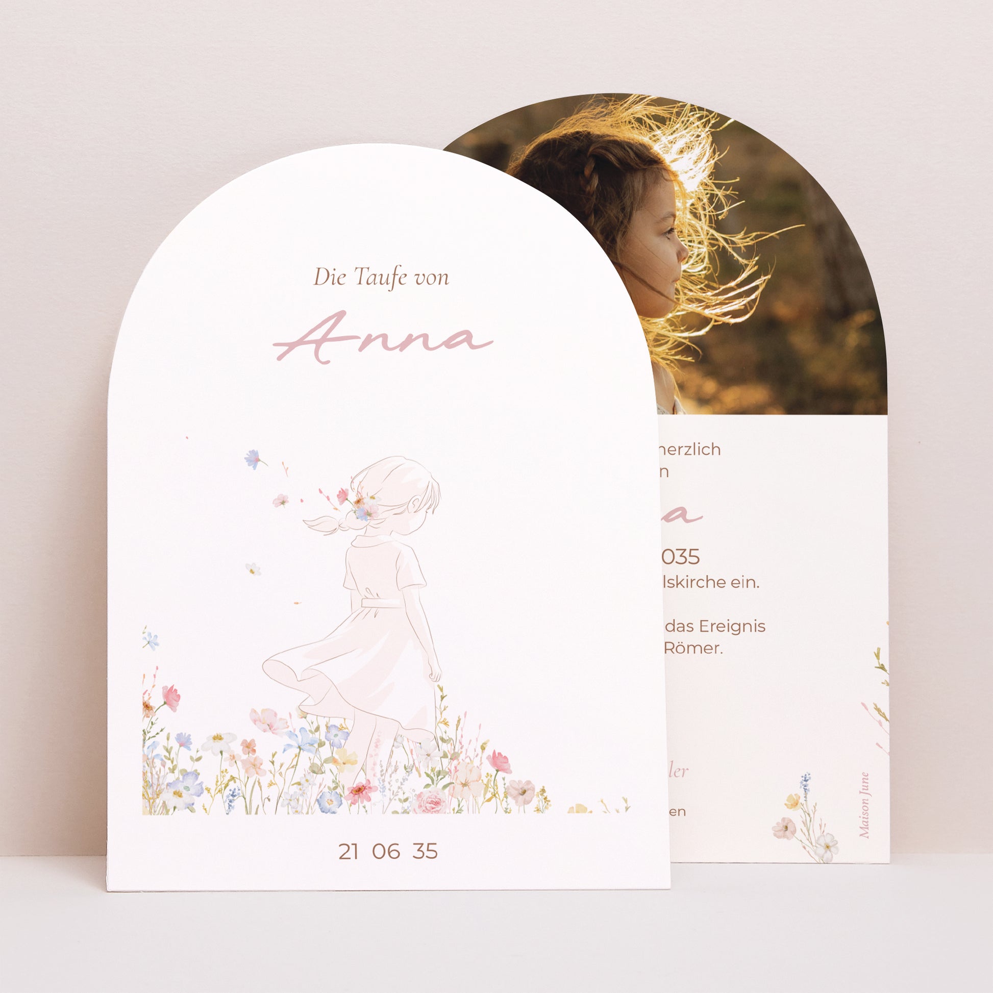 Taufeinladung Kleine Arche Frühlings-Taufe foto N° 1