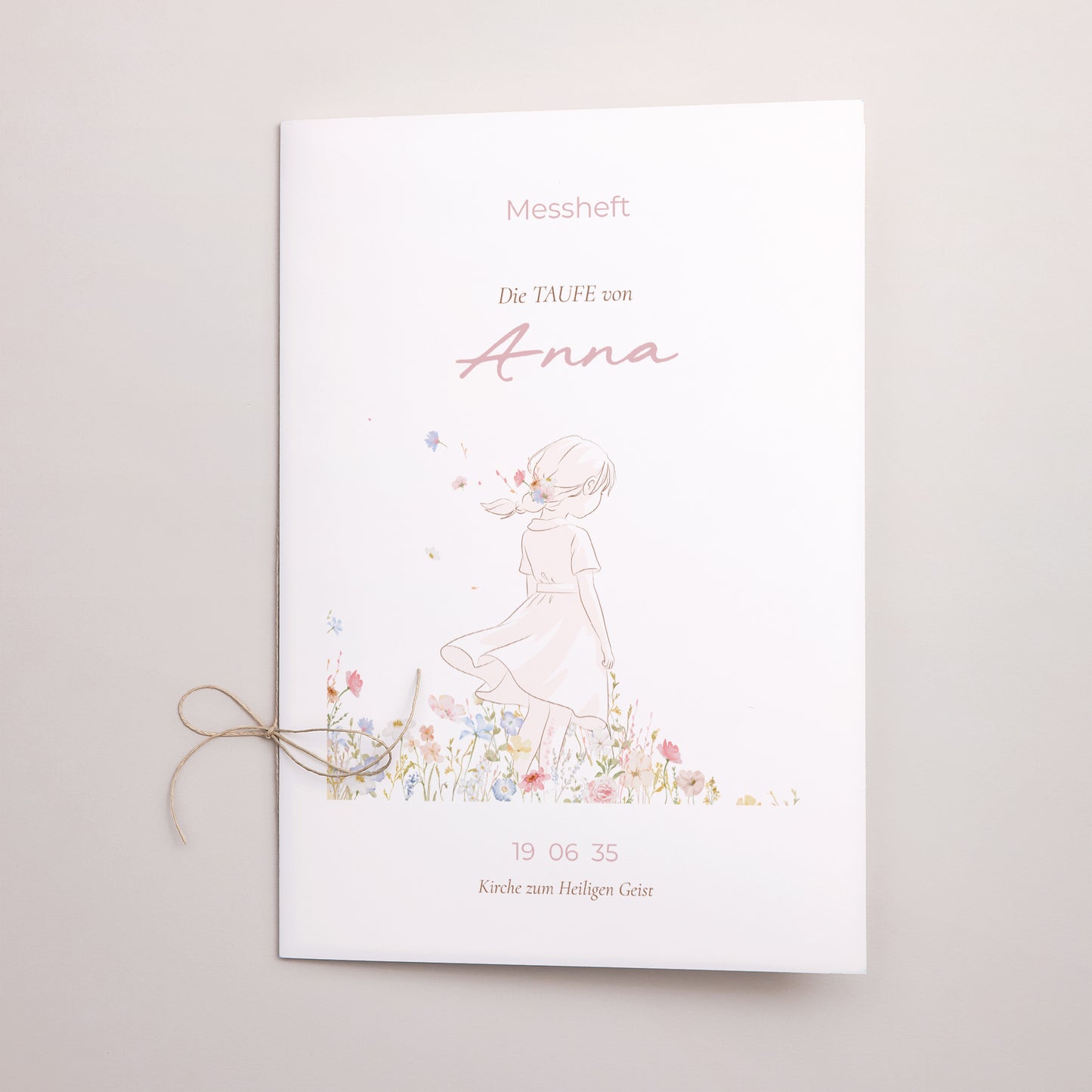 Kirchenheft Taufe Doppelflügel Frühlings-Taufe foto N° 1