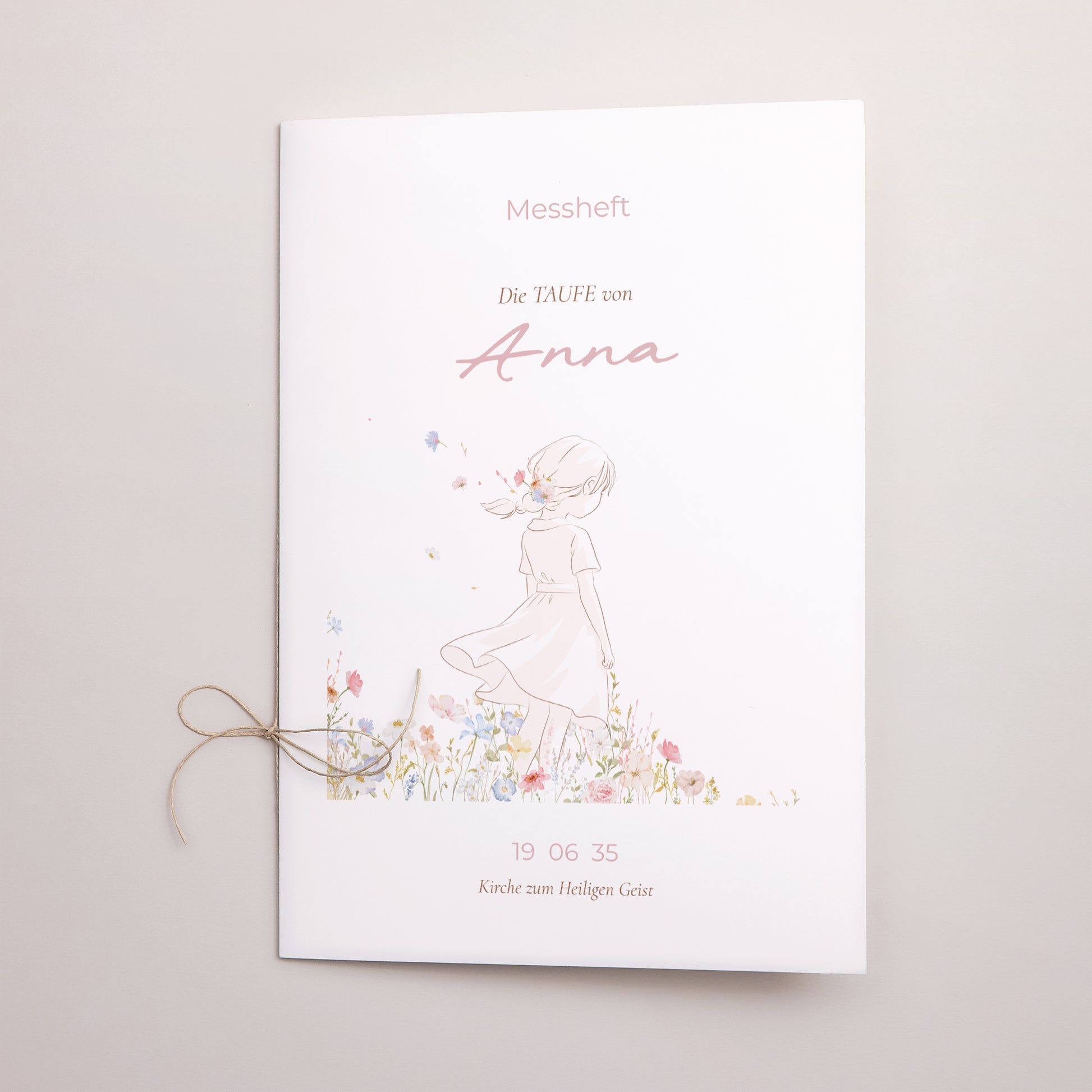 Kirchenheft Taufe Doppelflügel Frühlings-Taufe foto N° 1