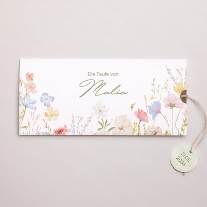 Taufeinladung Mappe 2 Karten, Etikett Bauernhof-Taufe foto N° 1