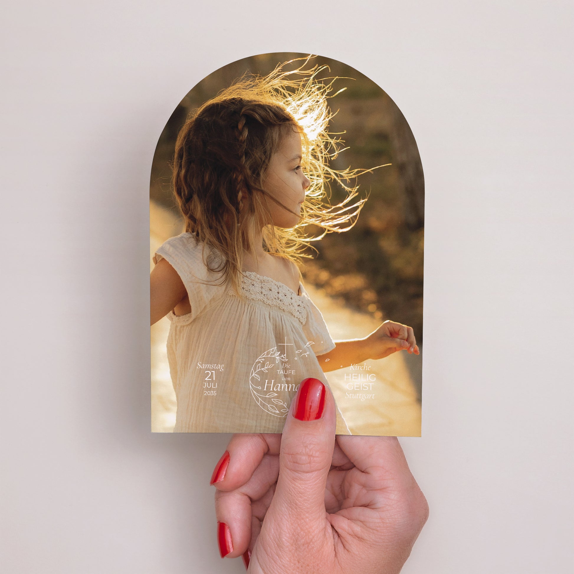 Taufeinladung Kleine Arche Seine Taufe foto N° 2