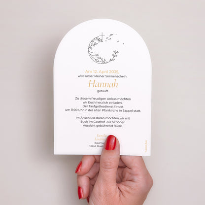 Taufeinladung Kleine Arche Seine Taufe foto N° 3