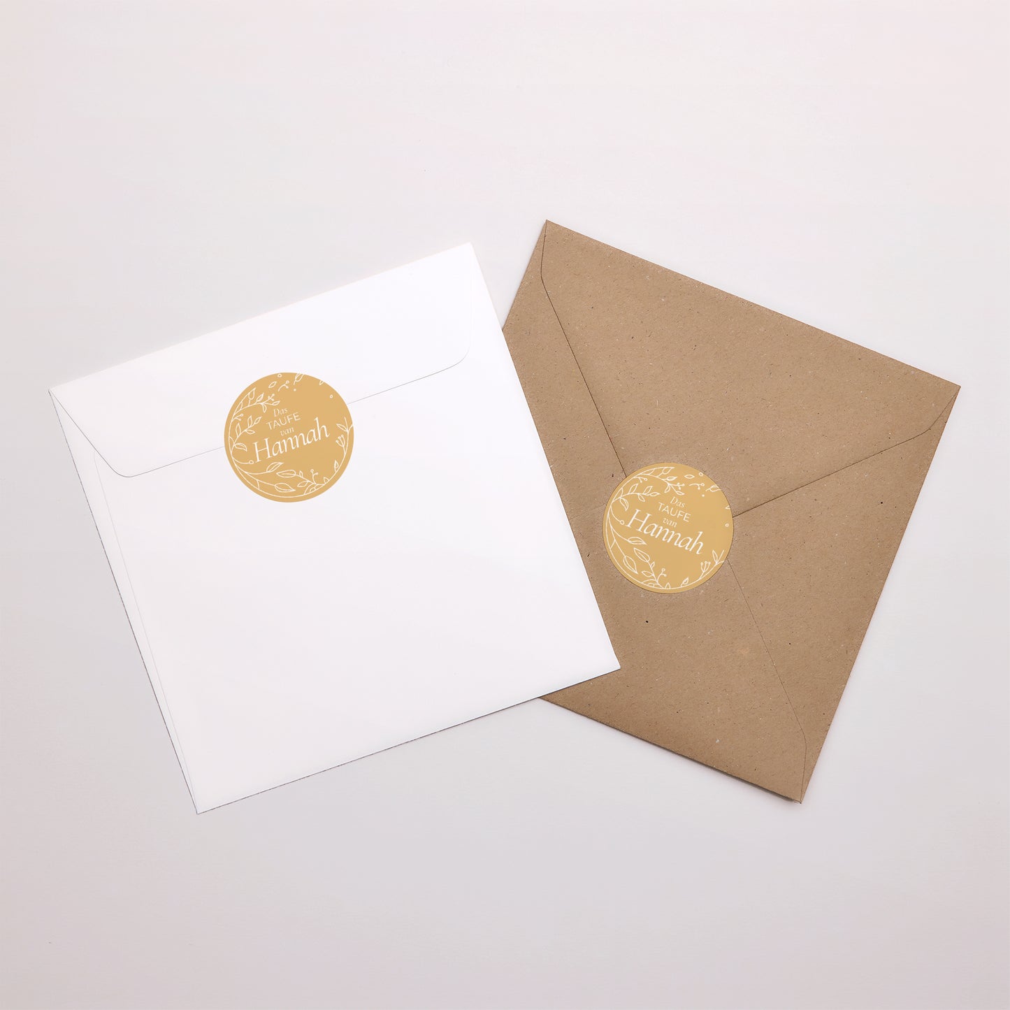 Sticker Taufe Rund Seine Taufe foto N° 3