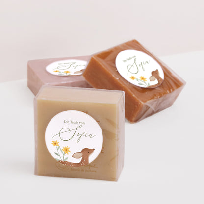 Sticker Taufe Rund Die Taufe im Wald foto N° 2