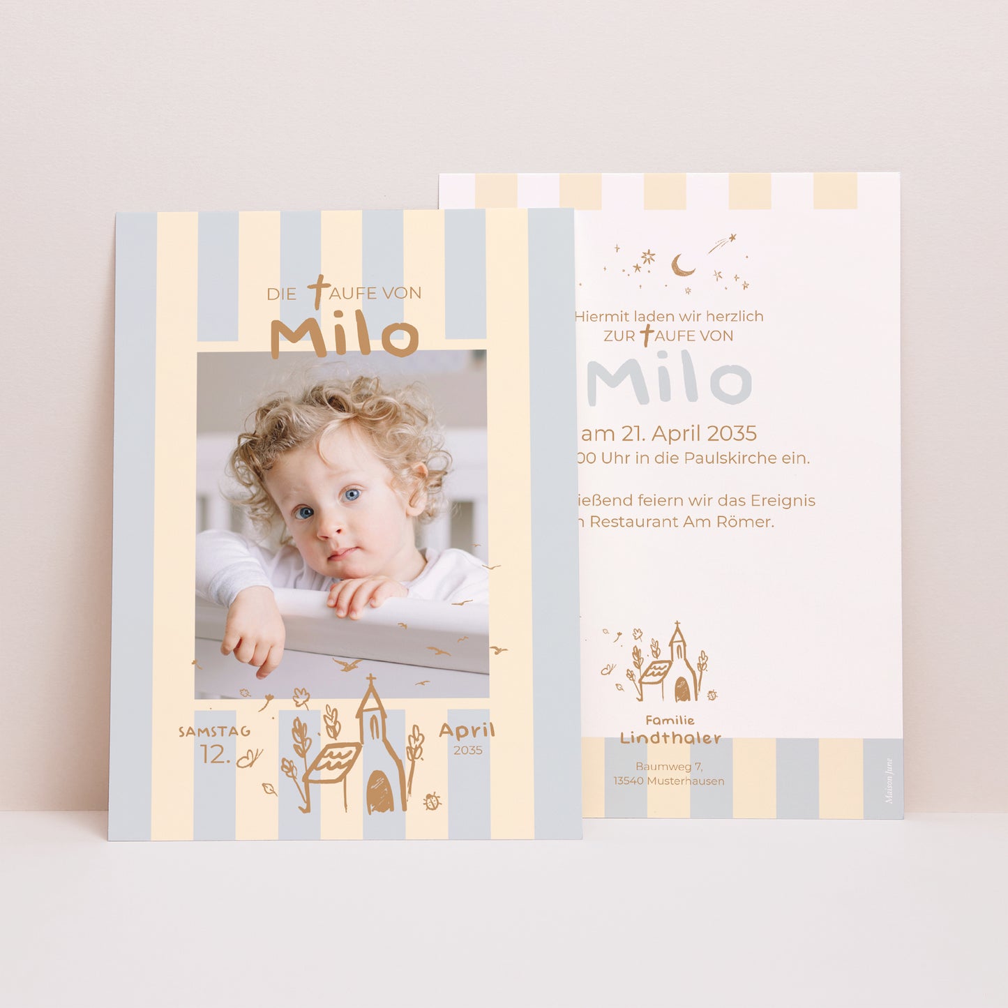 Taufeinladung Tag der Kostbarkeit foto N° 1