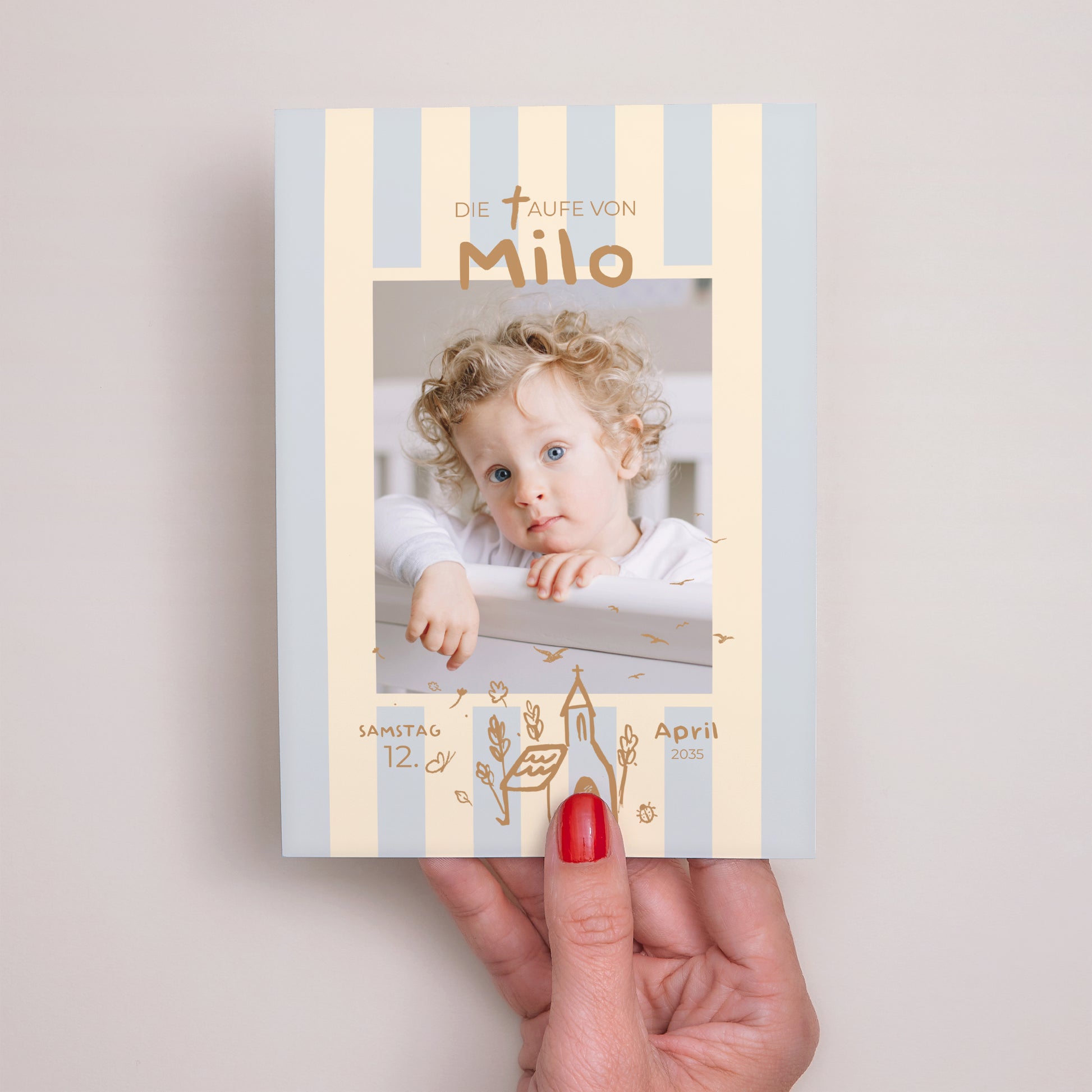 Taufeinladung Tag der Kostbarkeit foto N° 2