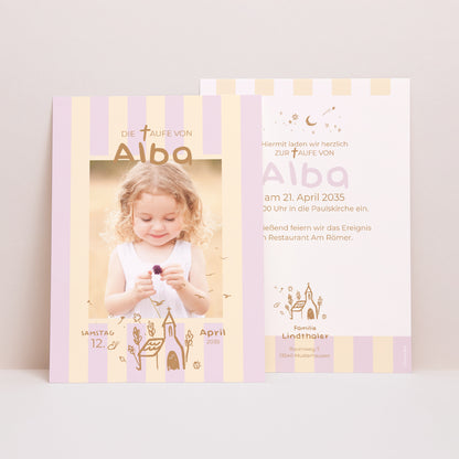 Taufeinladung Wertvoller Tag foto N° 1