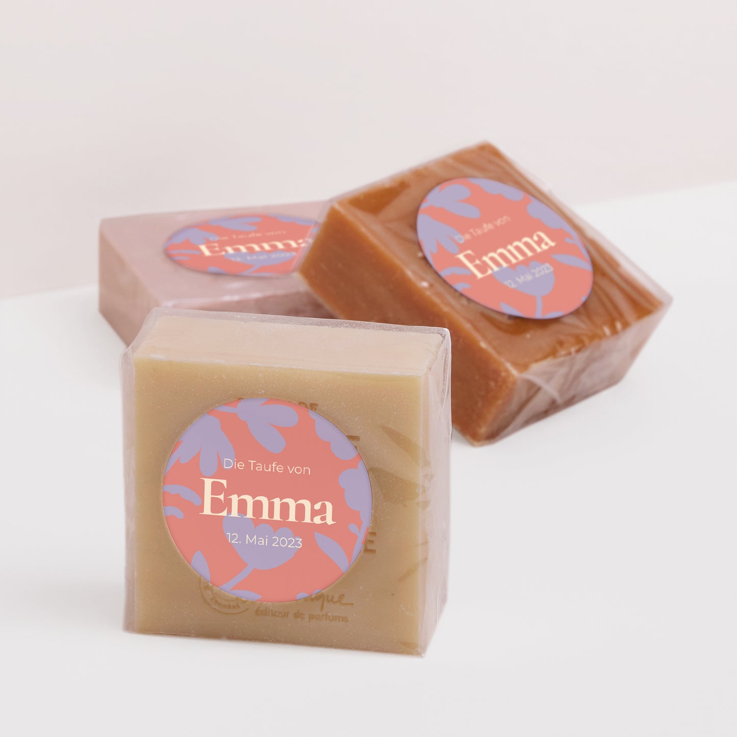 Sticker Taufe Rund Gesegnetes kleines Wesen foto N° 2