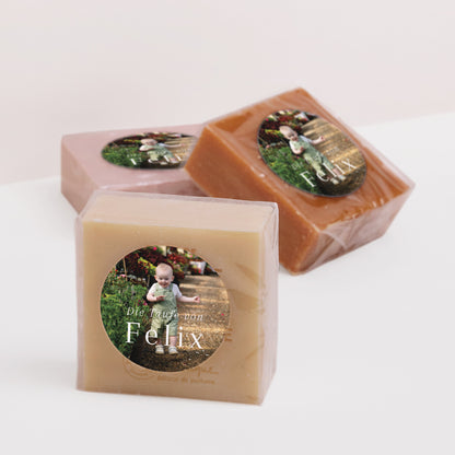 Sticker Taufe Rund Heiliger Schnappschuss foto N° 2