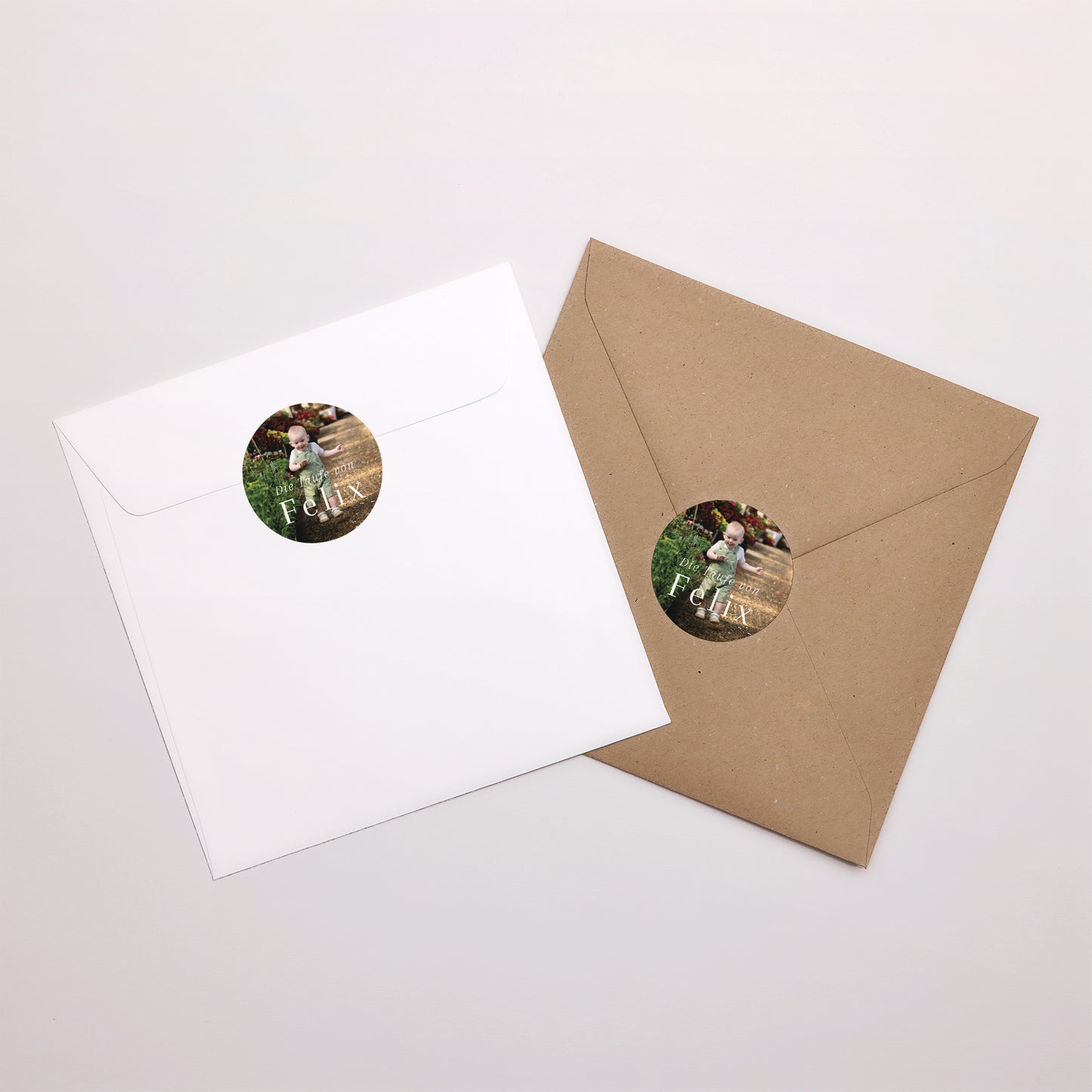 Sticker Taufe Rund Heiliger Schnappschuss foto N° 3