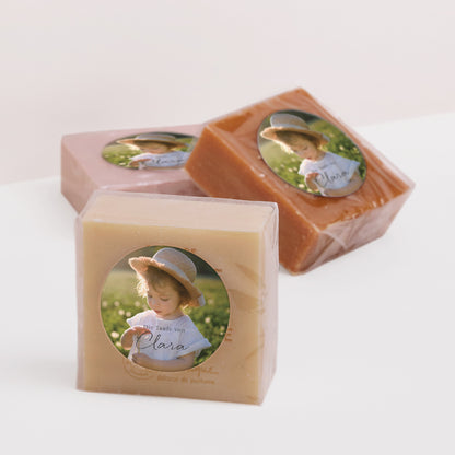Sticker Taufe Rund Essenz des Moments foto N° 2