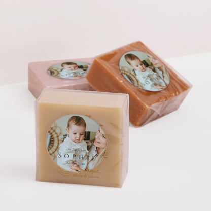 Sticker Taufe Rund Unter dem Blick Gottes foto N° 2