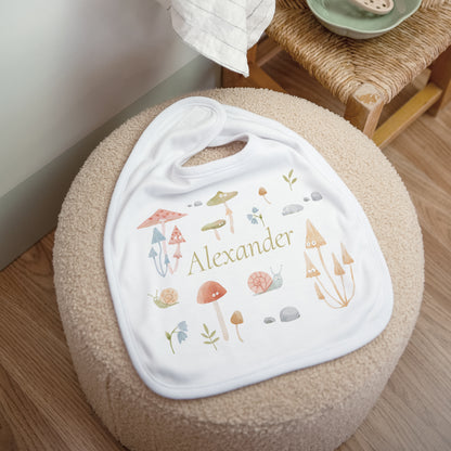 Kinderlätzchen Geburt Stoff Die kleine Welt des Waldes foto N° 1