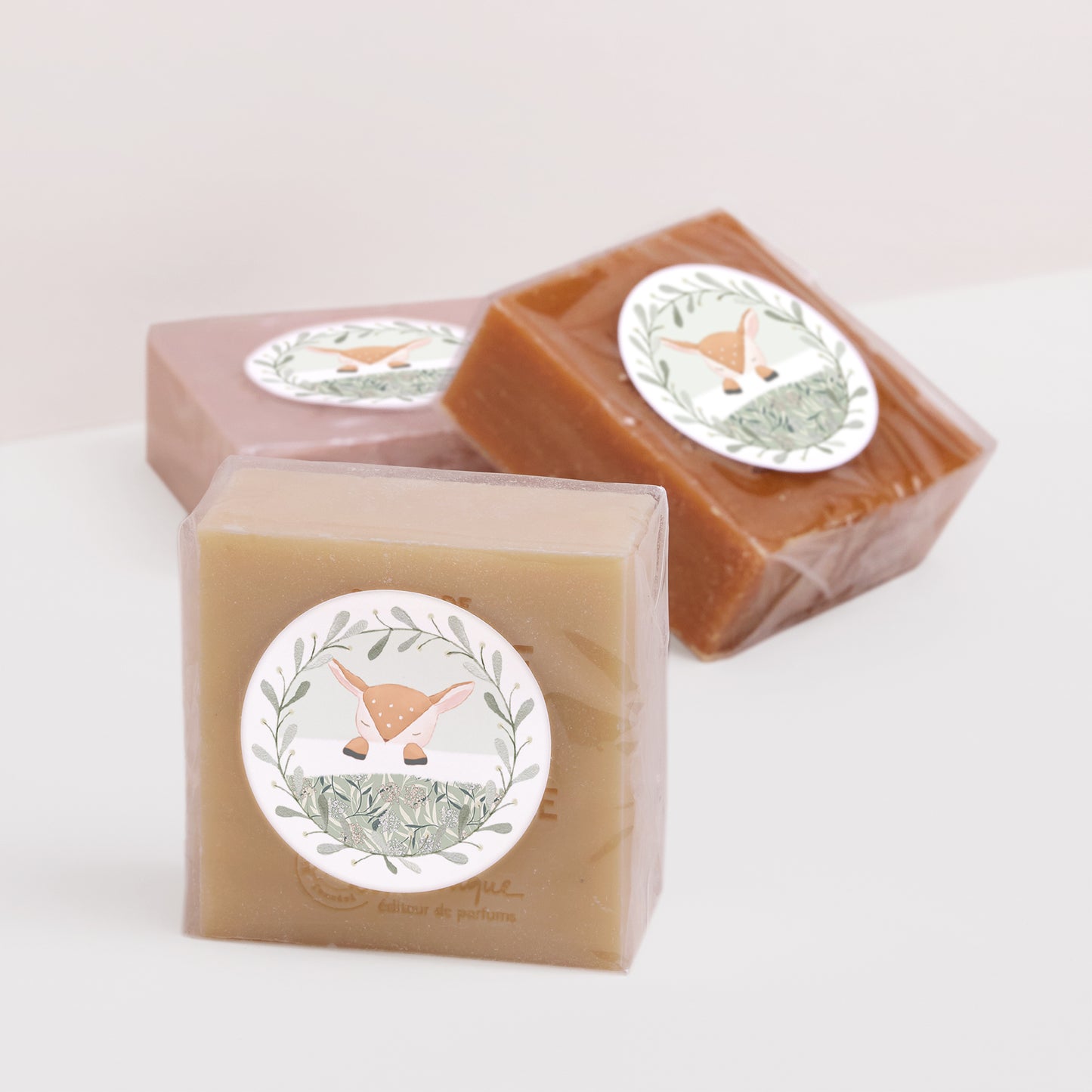 Sticker Geburt Rund Sanfte Lichtung foto N° 2