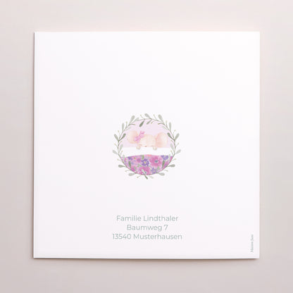 Geburtskarten Doppelflügelfenster Maikäfer foto N° 3