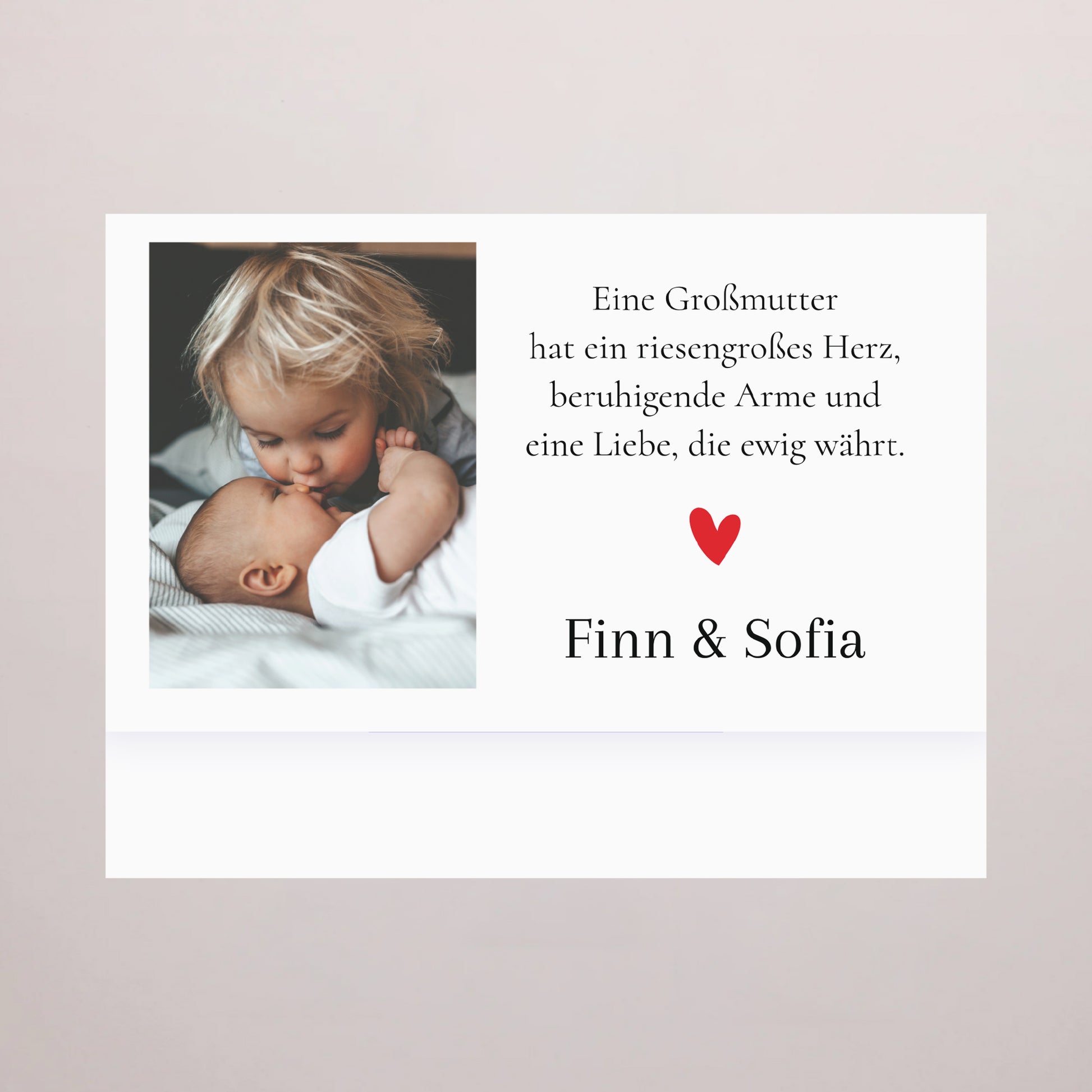 Personalisierte Schokoladenbox Objekte 6 Schokoladen Zärtlichkeit von Oma foto N° 4
