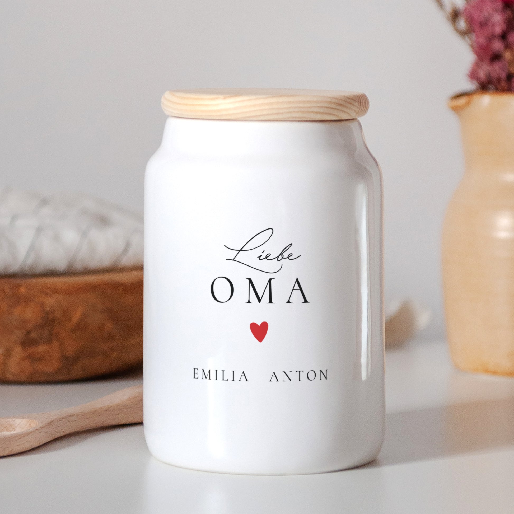 Keramiktopf Objekte 65 cl Love Oma foto N° 2