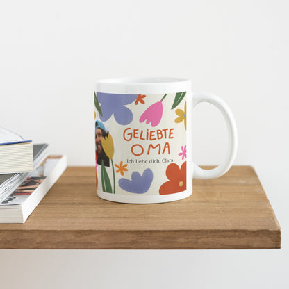 Tasse Objekte Weiß Oma in Gold foto N° 4