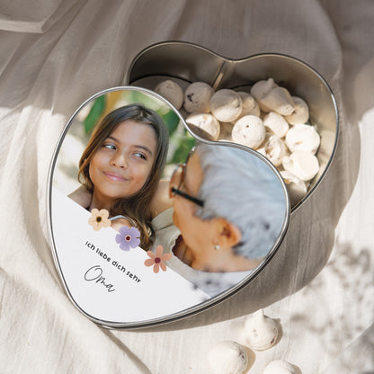 Metalldose Objekte Herz Großmutter fürs Leben foto N° 2