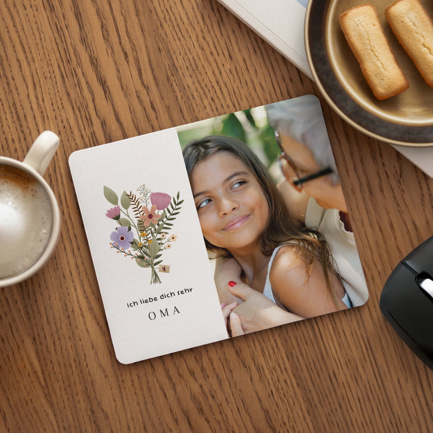 Mousepad Objekte Rechteck Großmutter fürs Leben foto N° 1