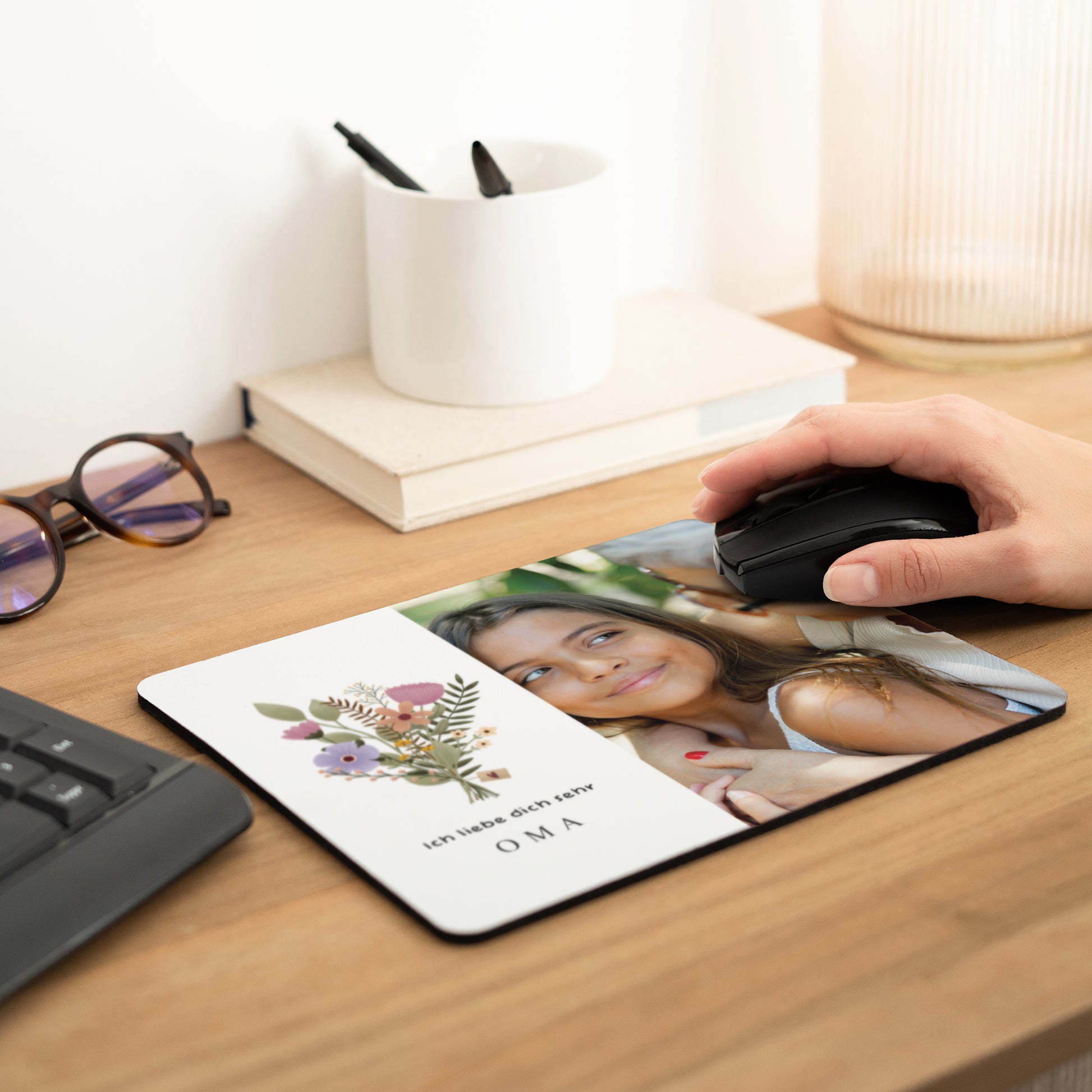 Mousepad Objekte Rechteck Großmutter fürs Leben foto N° 2