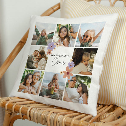Kissen Objekte Natürliche Beige Großmutter fürs Leben foto N° 1